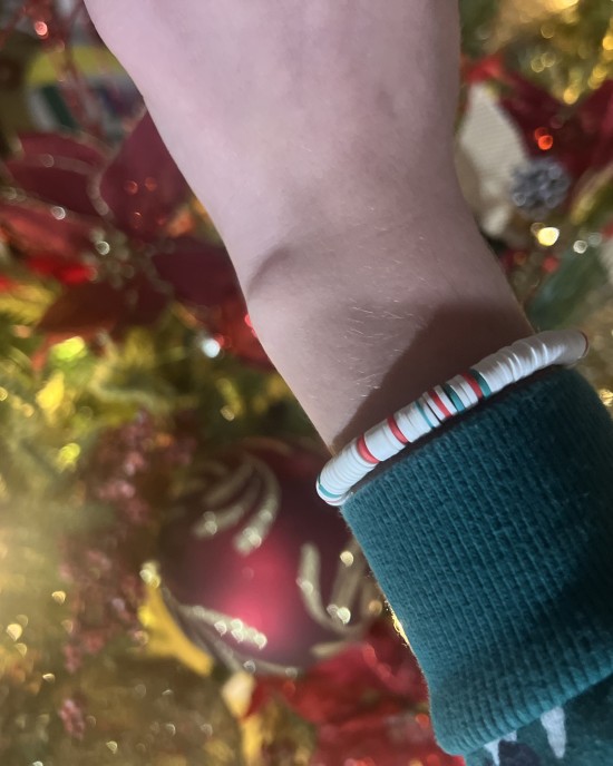 Christmas Tree Cake Bracelet
